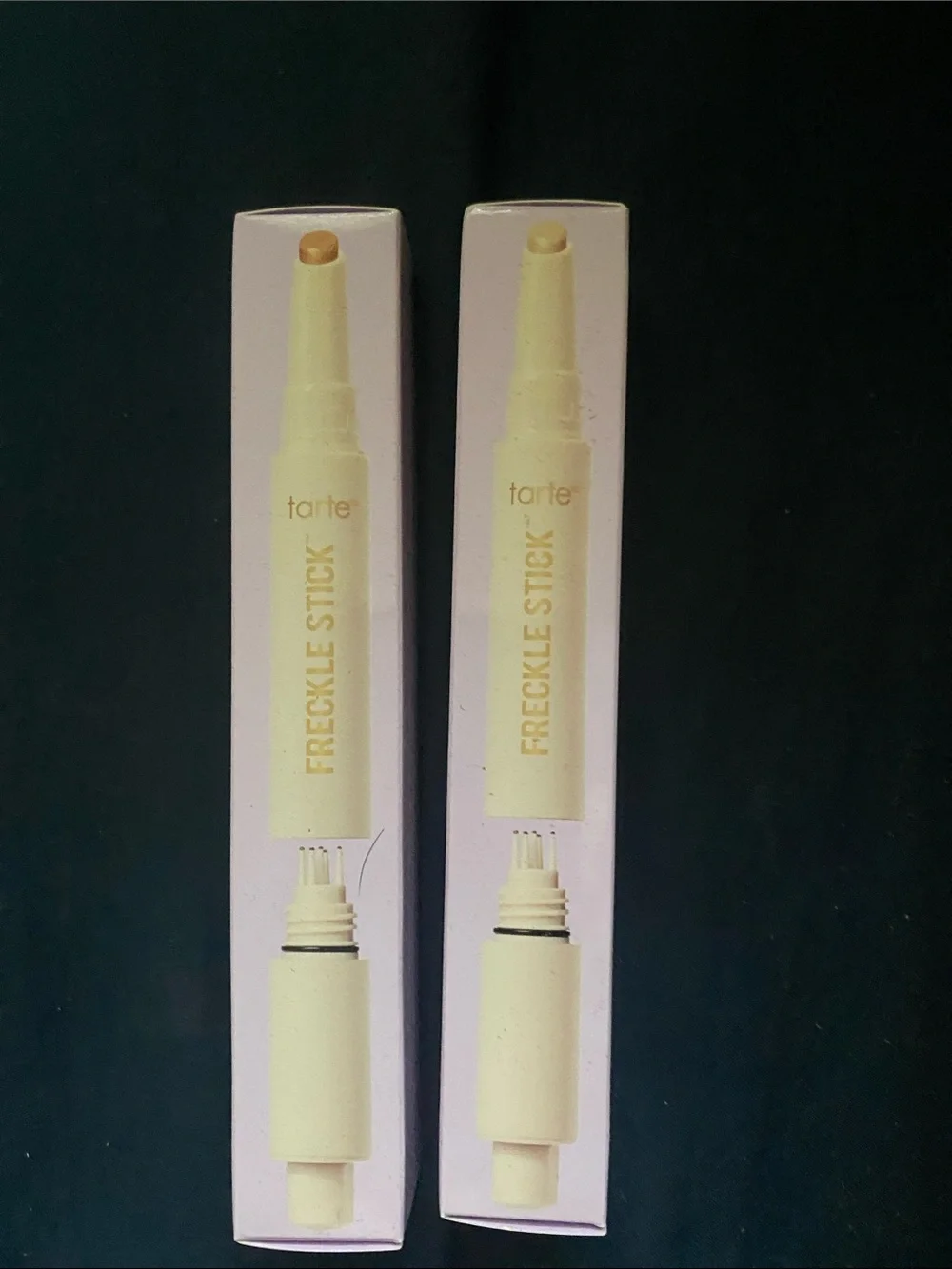 tarte Freckle Stick Duo in light medium and deep rich